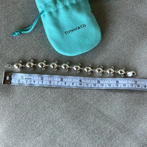 Tiffany & Co. Silver Beaded Bracelet 7-inches